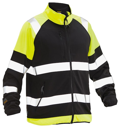 Jobman Leichte Softshell-Jacke Hi-Vis 5127 Bild