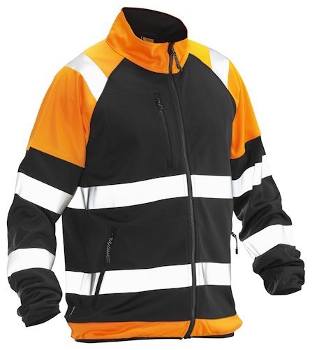 Jobman Leichte Softshell-Jacke Hi-Vis 5127 Bild