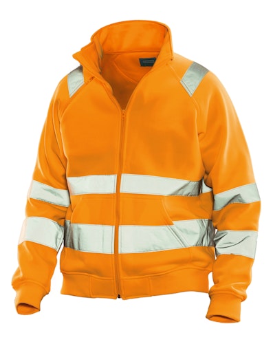 Jobman Sweatshirt-Jacke Hi-Vis 5172 Bild