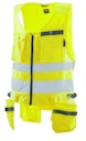 Vorschaubild Jobman Weste Hi-Vis mit Hängetaschen 7346 Bild