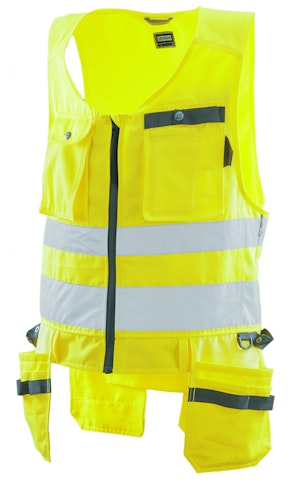 Jobman Weste Hi-Vis mit Hängetaschen 7346 Bild