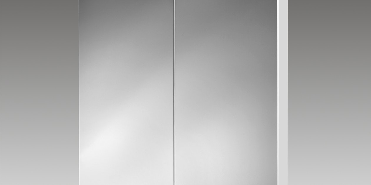 Spiegelschrank Lightbend SS weiß 75cm | KÖMPF24