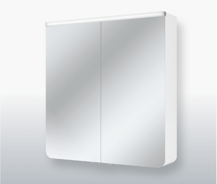 Spiegelschrank Xanto weiß 63cm LED Line KÖMPF24 |