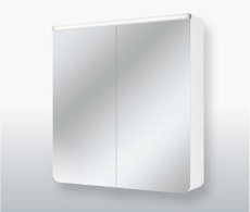 Spiegelschrank Xanto Line LED weiß 63cm | KÖMPF24