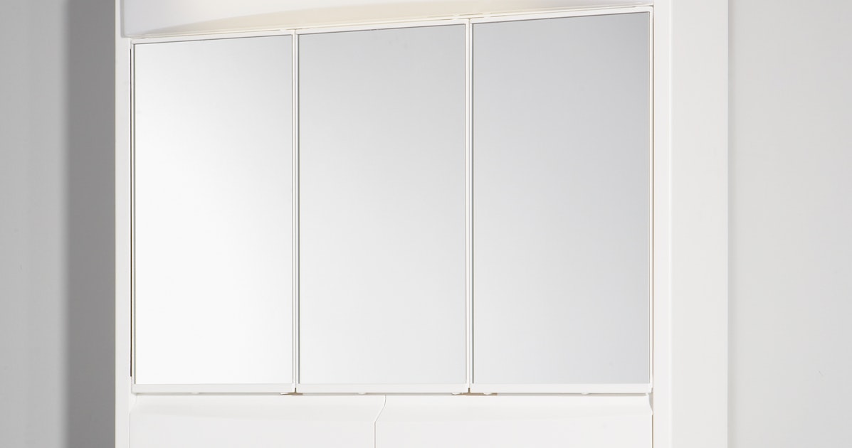 Spiegelschrank Saphir weiß 60cm | KÖMPF24