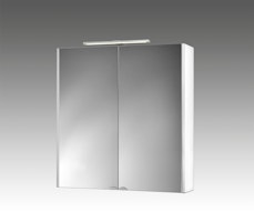 Spiegelschrank Dekor ALU-LED 65,5cm