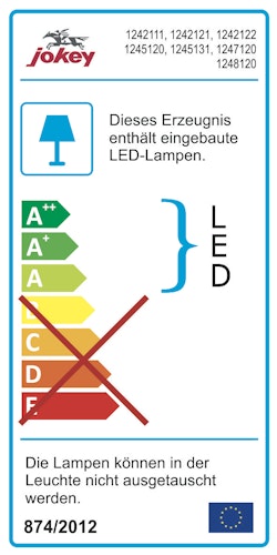 Spiegelschrank Dekor ALU-LED 65,5cm