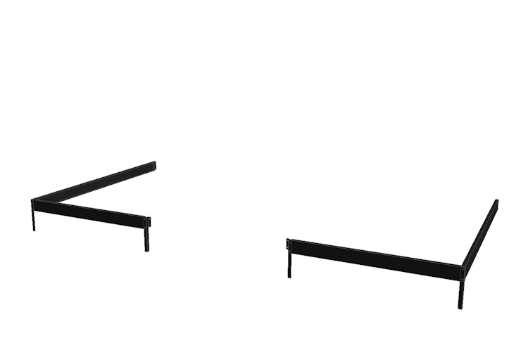 Juliana Stahlfundament für Gewächshaus Veranda - 4,4 m² / 6,6 m² / 12,9 m²