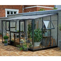 Juliana Gewächshaus Veranda - 4,4 m² / 6,6 m² / 12,9 m² inkl. gratis Fundamentrahmen & Starterset im Wert von bis zu 658 €