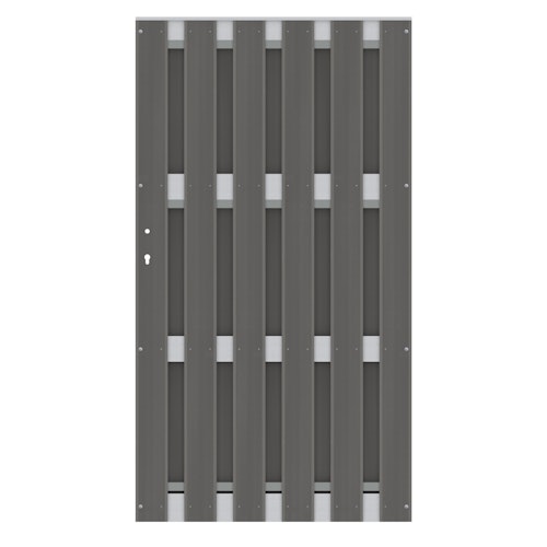 TraumGarten Jumbo WPC Alu-Design Einzeltor 980 x 1790 mm Bild