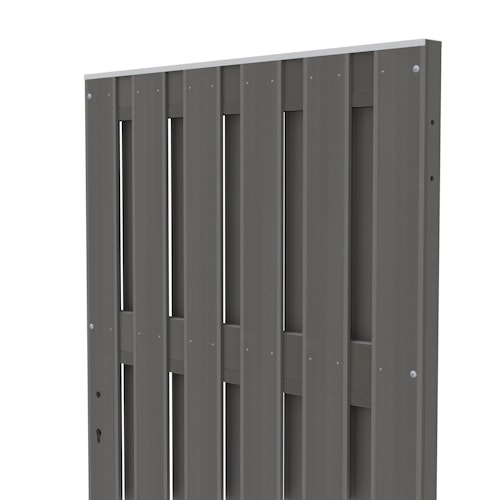 TraumGarten Jumbo WPC Alu-Design Einzeltor 980 x 1790 mm Bild