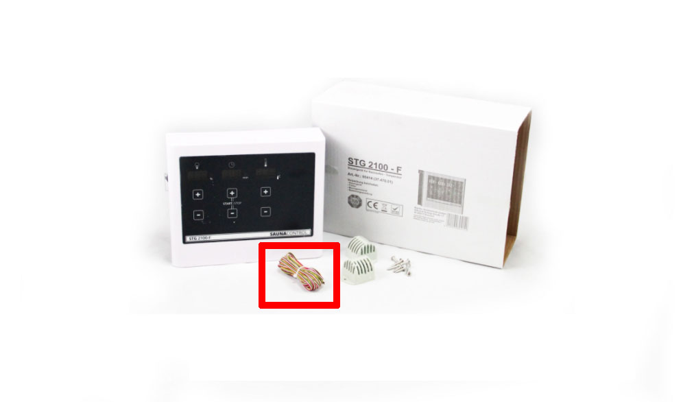 Vorschaubild Galerie Karibu Kabel für Fühler 4-Adrig, 5 m - für 9 kW Bio Kombiofen mit Steuergerät Easy 865001042