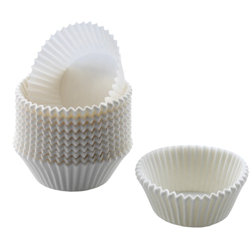 Kaiser Mini-Muffin-Papierbackförmchen-Set 200 Stück weiß Creativ