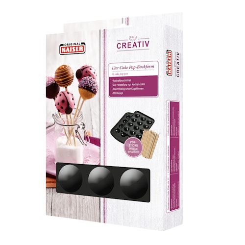 Kaiser 12er Cake Pop Backform Inspiration