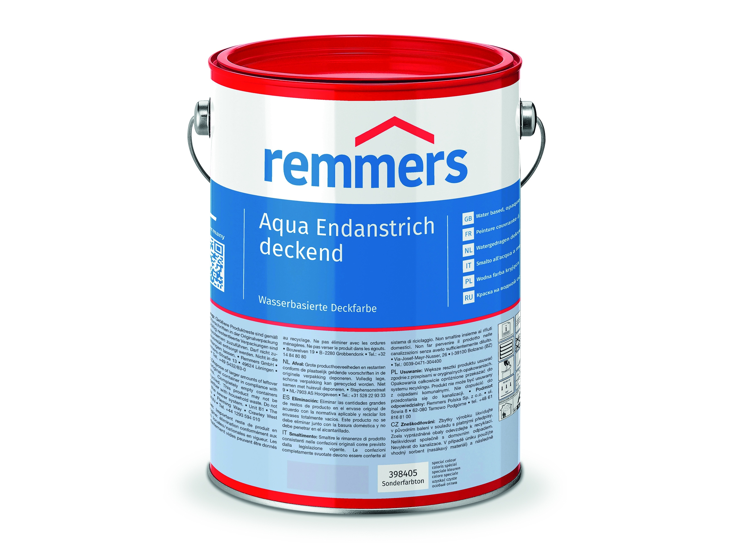 Vorschaubild Galerie Karibu Aqua Endanstrich deckend, elfenbeinweiß 2,5 Liter