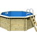 Karibu Pool Modell 1 A/B/C/D - kesseldruckimprägniert inkl. gratis Sandfilteranlage & Pool-PflegesetBild