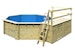 Karibu Pool Modell 2 A/B/C/D - kesseldruckimprägniert inkl. gratis Sandfilteranlage & Pool-PflegesetBild