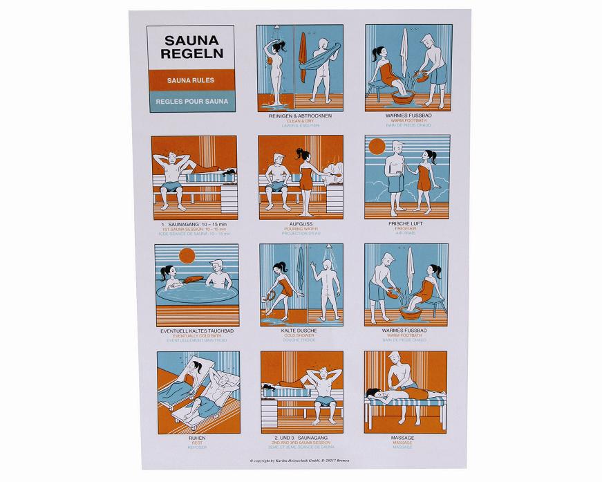 Vorschaubild Galerie Karibu Sauna-Baderegeltafel