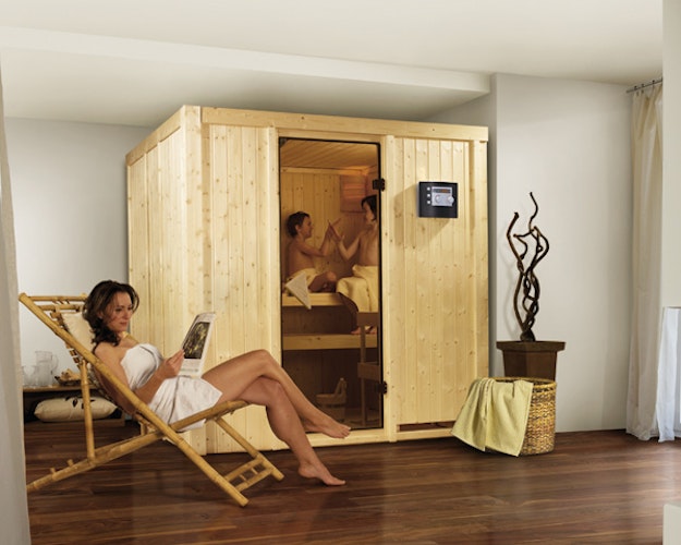 Karibu Sauna Daria - 68 mm Systemsauna - 230 Volt Plug & Play