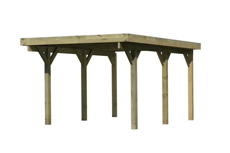 Karibu Carport Einzelcarport Classic Einzel 1 - kesseldruckimprägniert