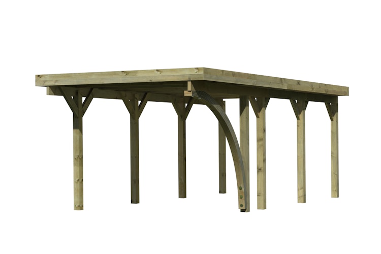 Karibu Carport Einzelcarport Classic Einzel 2 - kesseldruckimprägniert