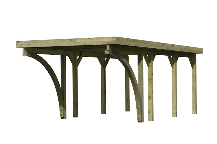 Karibu Carport Einzelcarport Classic Einzel 2 - kesseldruckimprägniert