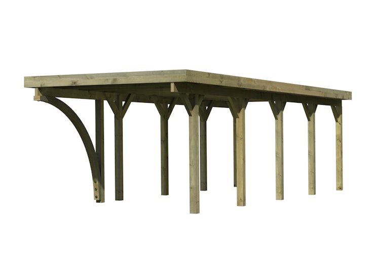 Karibu Carport Einzelcarport Classic Einzel 3 - kesseldruckimprägniert