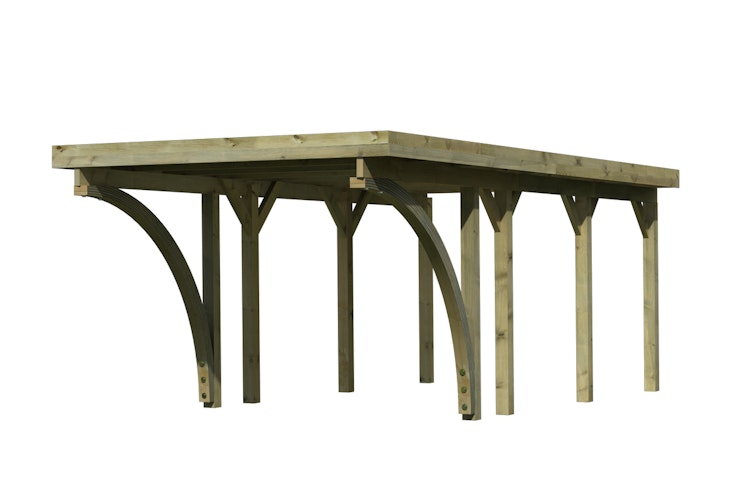 Karibu Carport Einzelcarport Classic Einzel 2 - kesseldruckimprägniert