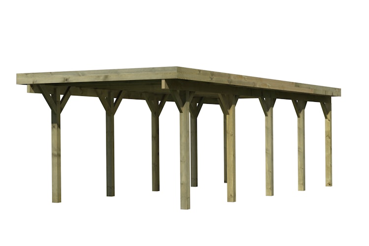 Karibu Carport Einzelcarport Classic Einzel 3 - kesseldruckimprägniert