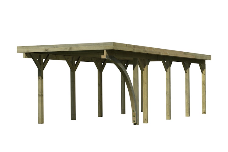 Karibu Carport Einzelcarport Classic Einzel 3 - kesseldruckimprägniert