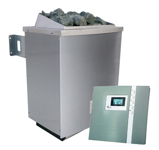 Vorschaubild Galerie Karibu 9 kW Saunaofen finnisch inkl. Steuergerät Premium - Sparset