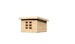 Karibu Woodfeeling Gartenhaus Northeim 3 - 38 mm inkl. gratis Innenraum-Pflegebox im Wert von 99€Bild