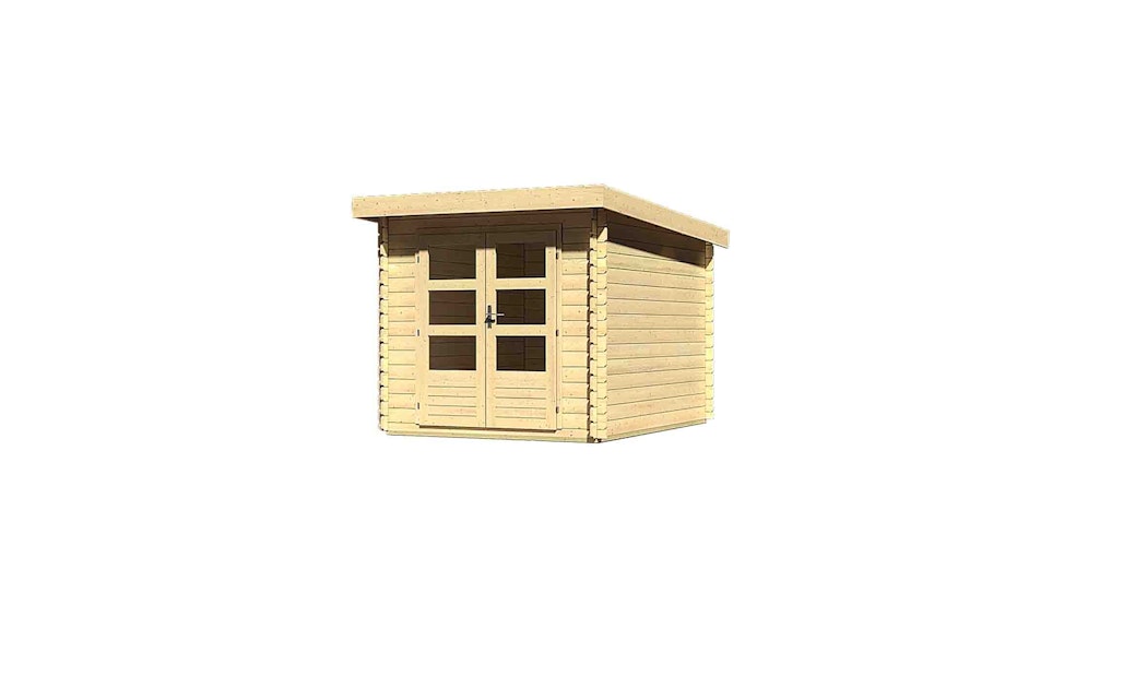 [Zu einem erstaunlichen Preis] Karibu Woodfeeling Gartenhaus Bastrup 4 mm - Mein-Gartenshop24 28 | naturbelassen