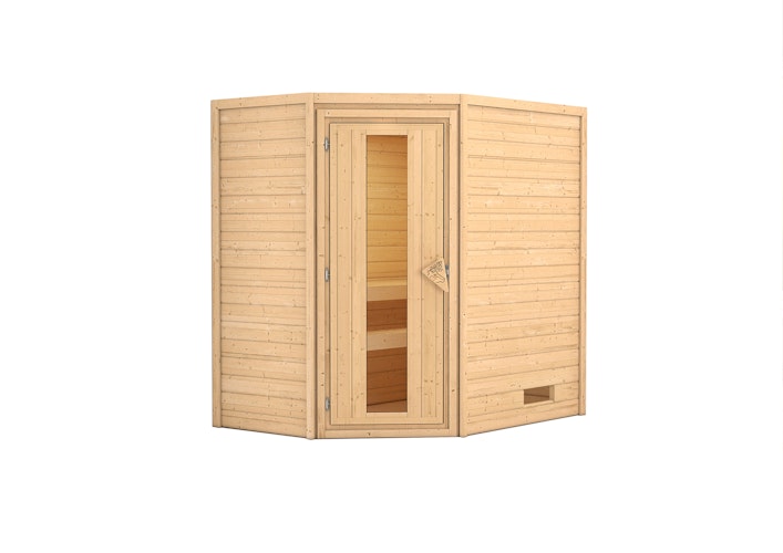 Karibu Woodfeeling Sauna Svea - 38 mm Massivholz Aktionssauna
