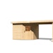 Karibu Woodfeeling Gartenhaus Neuruppin 2 inkl. 300 cm Schleppdach/Seiten- und Rückwand inkl. gratis Innenraum-Pflegebox im Wert von 99€Bild