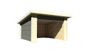 Vorschaubild Karibu Woodfeeling Rasenmähroboterhaus 1 Pultdach - B 73 x T 77 cm - 19 mm
