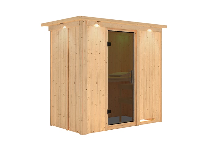 Karibu Sauna Variado mit Fronteinstieg 68 mm