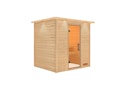 Vorschaubild Karibu Woodfeeling Sauna Anja - 38 mm Massivholz Aktionssauna
