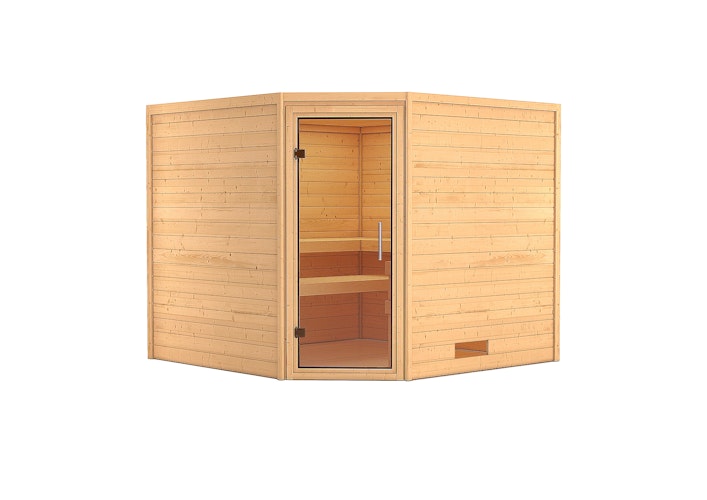 Karibu Woodfeeling Sauna Leona - 38 mm Massivholz