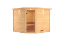 Vorschaubild Karibu Woodfeeling Sauna Leona - 38 mm Massivholz