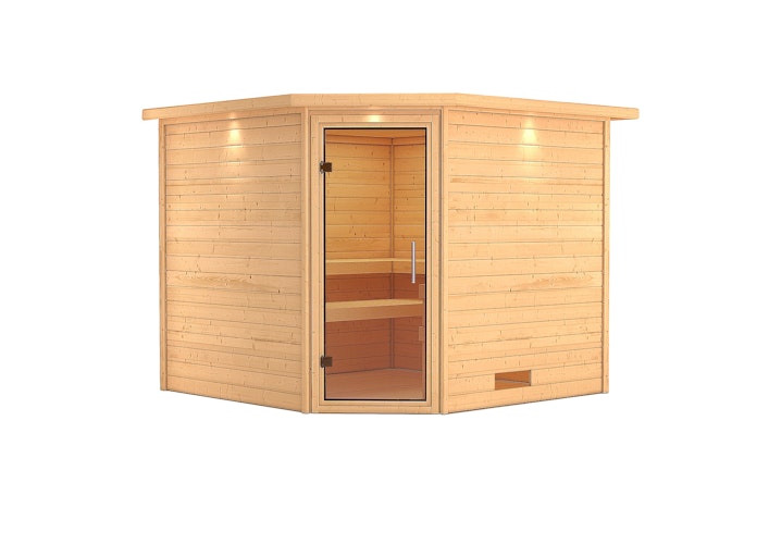 Karibu Woodfeeling Sauna Leona - 38 mm Massivholz