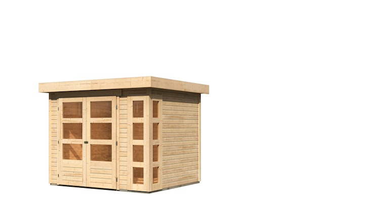 Karibu Woodfeeling Gartenhaus Kerko 3/4/5/6 - 19 mm inkl. gratis Innenraum-Pflegebox im Wert von 99€ Bild