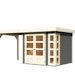 Karibu Woodfeeling Gartenhaus Kerko 3/4/5/6 mit 240 cm Schleppdach - 19 mm inkl. gratis Innenraum-Pflegebox im Wert von 99€Bild
