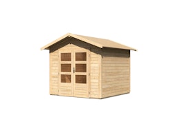 Karibu Woodfeeling Gartenhaus Talkau 3/4/6/8 - 28 mm inkl. gratis Innenraum-Pflegebox im Wert von 99€