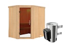 Vorschaubild Karibu Sauna Saja - 68 mm Systemsauna - 230 Volt Plug & Play