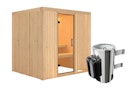 Vorschaubild Karibu Sauna Daria - 68 mm Systemsauna - 230 Volt Plug & Play