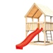 Akubi Kinderspielturm Luis inkl. Wellenrutsche (Set A) inkl. gratis Akubi Farbsystem & KuscheltierBild