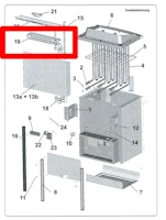 Karibu Verdampfer Heizstab für Karibu 9 kW Bio-Kombiöfen - 086.89.513.87