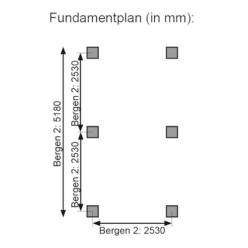 Karibu 4-Eck Pavillon Bergen 1/2 kesseldruckimprägniert Sparset inkl. Dachschindeln