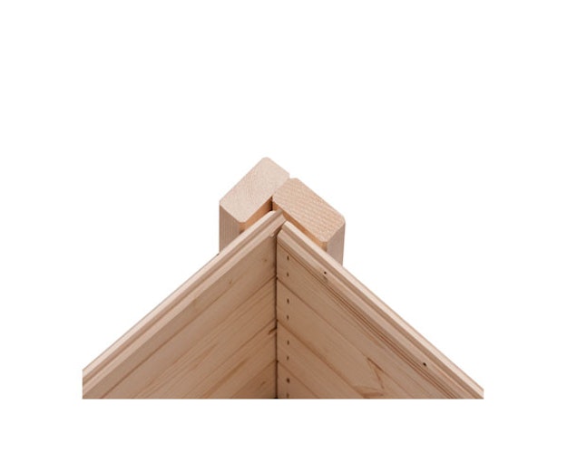 Karibu Premium Gartenhaus Bomlitz 2/3/4 terragrau - 19 mm